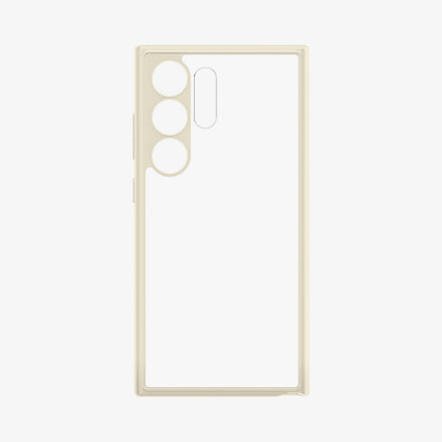 ACS07292 - Galaxy S24 Ultra Case Ultra Hybrid in Crystal Clear showing the back